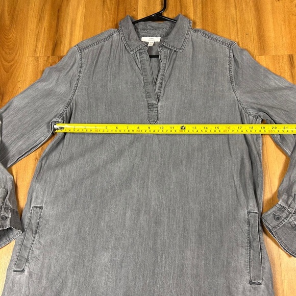 Como Vintage Charcoal Mini Shirt Dress - Picture 4 of 9